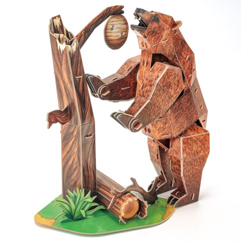 CUBIC FUN PUZZLE 3D NATIONAL GEOGRAPHIC NIEDŹWIEDŹ BRUNATNY CUBIC FUN PUZZLE 3D NATIONAL GEOGRAPHIC NIEDŹWIEDŹ BRUNATNY