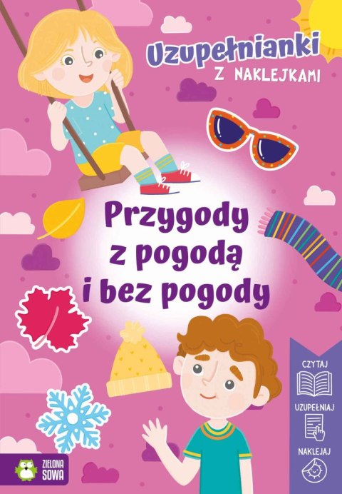 Uzupełnianki z naklejkami. Przygody z dżungli i oceanu Uzupełnianki z naklejkami. Przygody z dżungli i oceanu