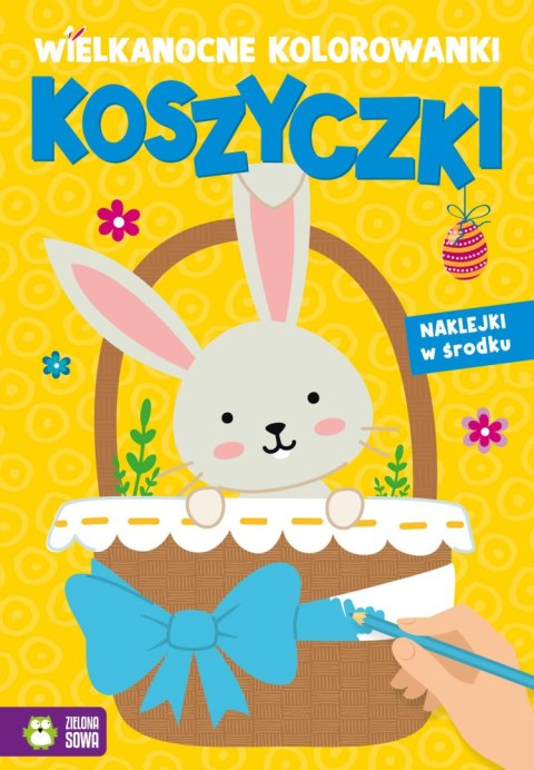 Wielkanocne kolorowanki. Koszyczki Wielkanocne kolorowanki. Koszyczki