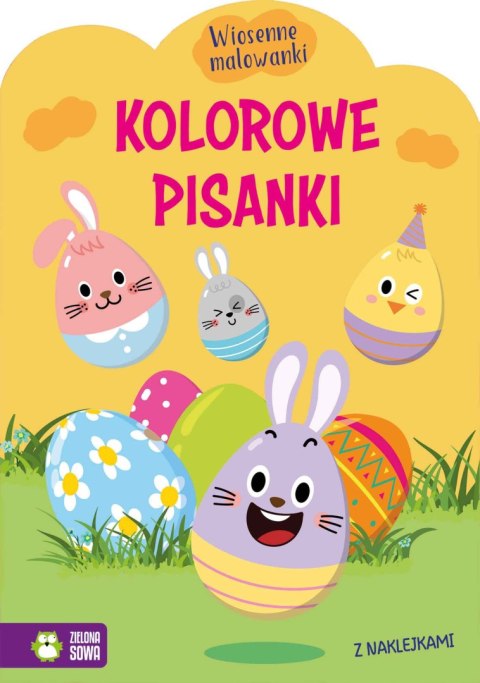 Wiosenne malowanki. Kolorowe pisanki Wiosenne malowanki. Kolorowe pisanki