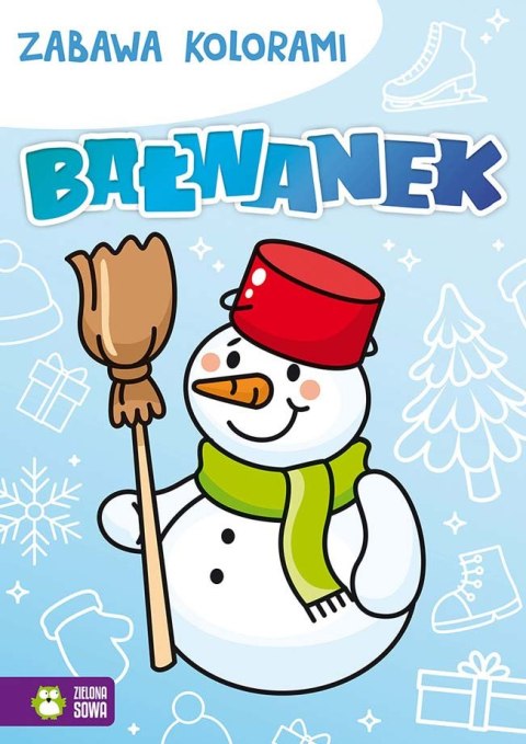 Zabawa kolorami. Bałwanek Zabawa kolorami. Bałwanek