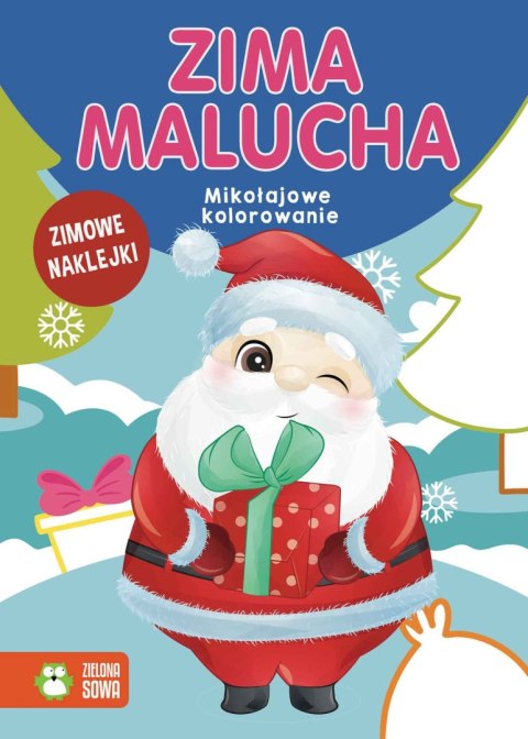 Zima malucha. Mikołajowe kolorowanie Zima malucha. Mikołajowe kolorowanie