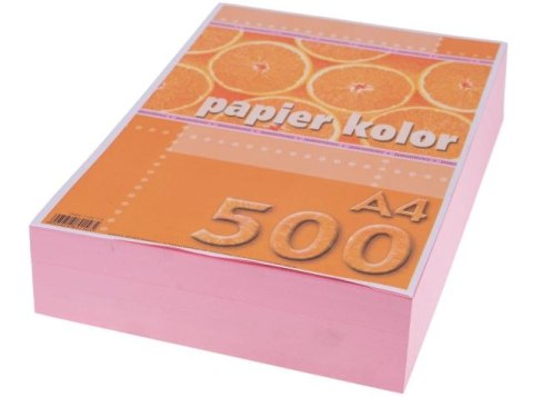Papier ksero kolorowy A4 500k. KRESKA różowy jasny Papier ksero kolorowy A4 500k. KRESKA różowy jasny