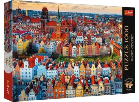 Puzzle 1000 TREFL Premium Plus - Widok na Gdańsk, Polska Puzzle 1000 TREFL Premium Plus - Widok na Gdańsk, Polska