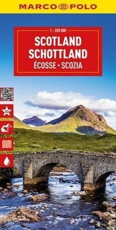 Mapa drogowa Szkocja 1:350 000 Mapa drogowa Szkocja 1:350 000