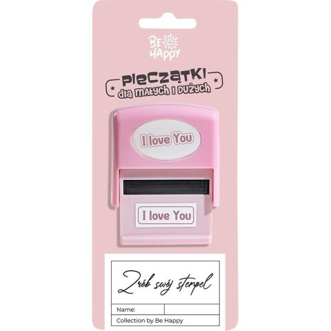 Pieczątka z napisem I love You Pieczątka z napisem I love You