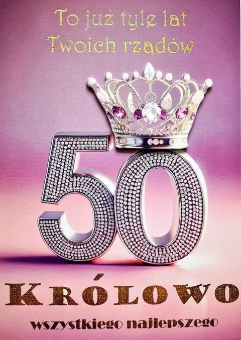 Karnet Urodziny 50 3K Karnet Urodziny 50 3K
