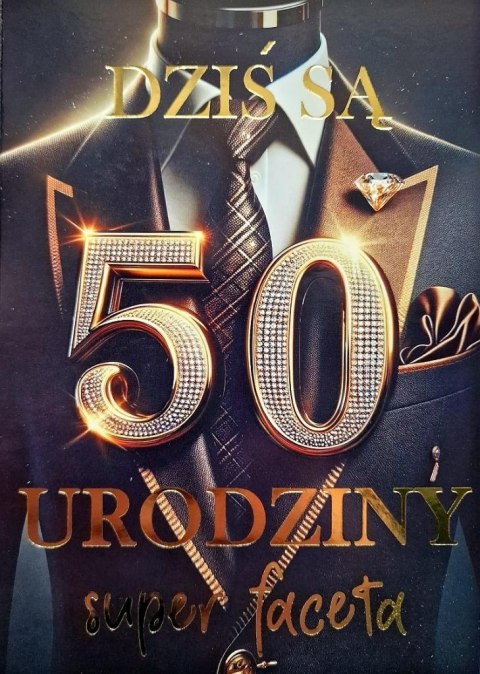 Karnet Urodziny 50 3K Karnet Urodziny 50 3K
