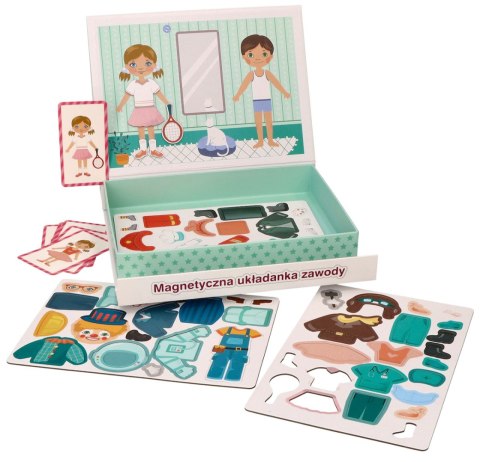 Tablica magnetyczna Zawody 74 elementy - Adam Toys 3+