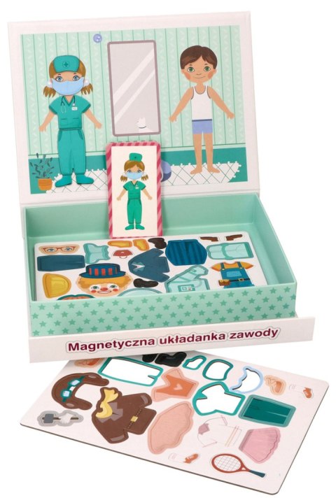 Tablica magnetyczna Zawody 74 elementy - Adam Toys 3+