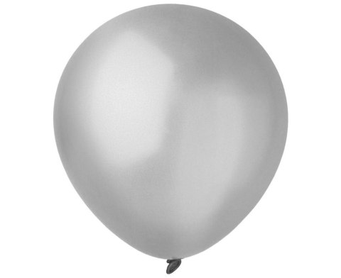 Balony Decomex metallic Silver 100szt Balony Decomex metallic Silver 100szt