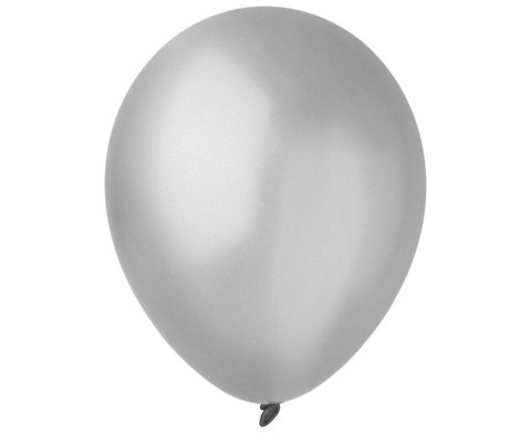 Balony Decomex metallic Silver 100szt Balony Decomex metallic Silver 100szt