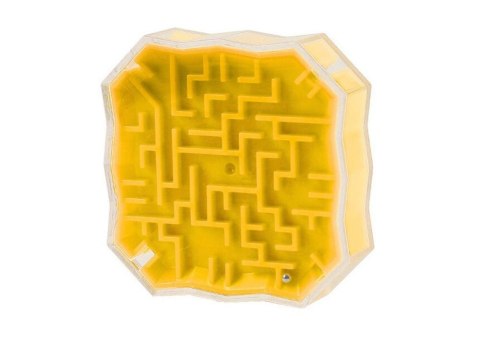 Labirynt z kuleczką żółty Labirynt z kuleczką żółty