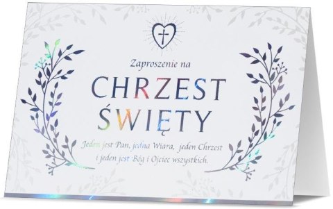 Zaproszenie Chrzest (5szt) Zaproszenie Chrzest (5szt)