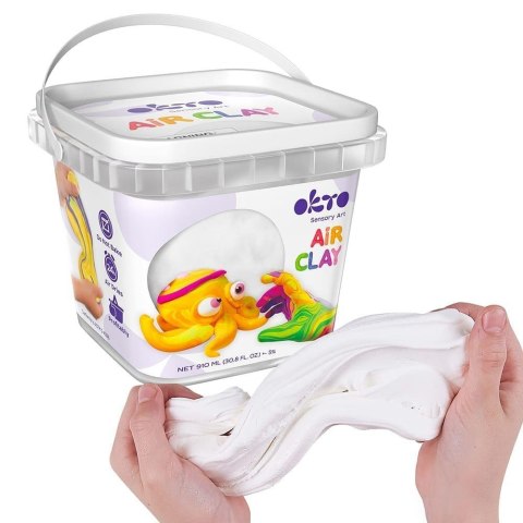 Zestaw lekkiej powietrznej ciastoliny bialy 910ml Zestaw lekkiej powietrznej ciastoliny bialy 910ml