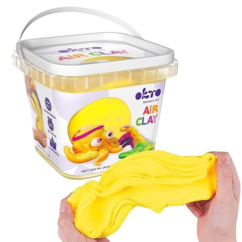 Zestaw lekkiej powietrznej ciastoliny zólty 910ml Zestaw lekkiej powietrznej ciastoliny zólty 910ml