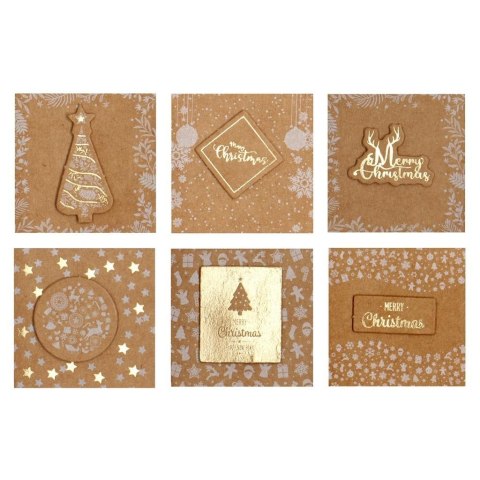 Karnety samoprzylepne 5x5cm Kraft 12szt Karnety samoprzylepne 5x5cm Kraft 12szt