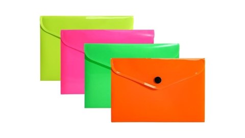 Teczka koperta A6 PP neon (10szt) Teczka koperta A6 PP neon (10szt)