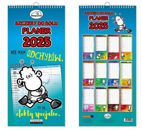 Kalendarz 2025 ścienny planer Sheepworld szczery Kalendarz 2025 ścienny planer Sheepworld szczery