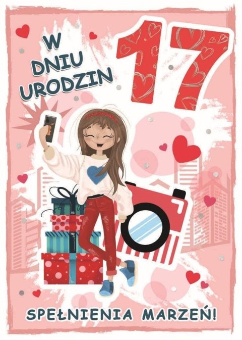 Karnet urodziny 17 Karnet urodziny 17