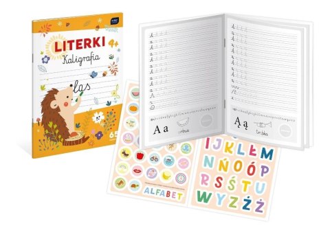 Kolorowanka A4/16K z naklejkami Kaligrafia Kolorowanka A4/16K z naklejkami Kaligrafia