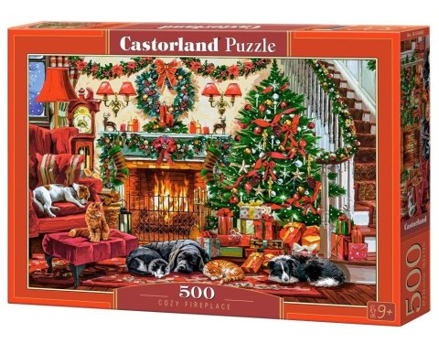Puzzle 500 Cozy Fireplace CASTOR Puzzle 500 Cozy Fireplace CASTOR