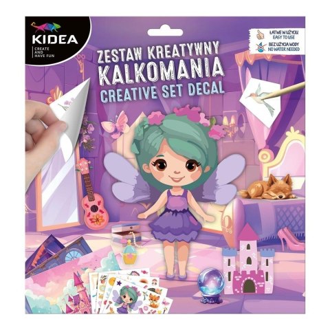 Zestaw kreatywny Kalkomania Magic KIDEA Zestaw kreatywny Kalkomania Magic KIDEA