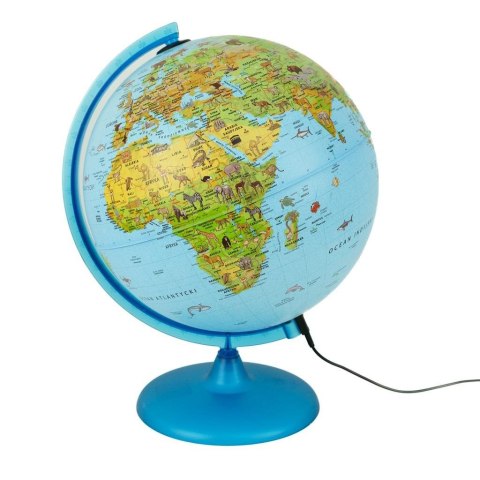 Globus Safari podświetlany ze zwierzętami 30cm Globus Safari podświetlany ze zwierzętami 30cm