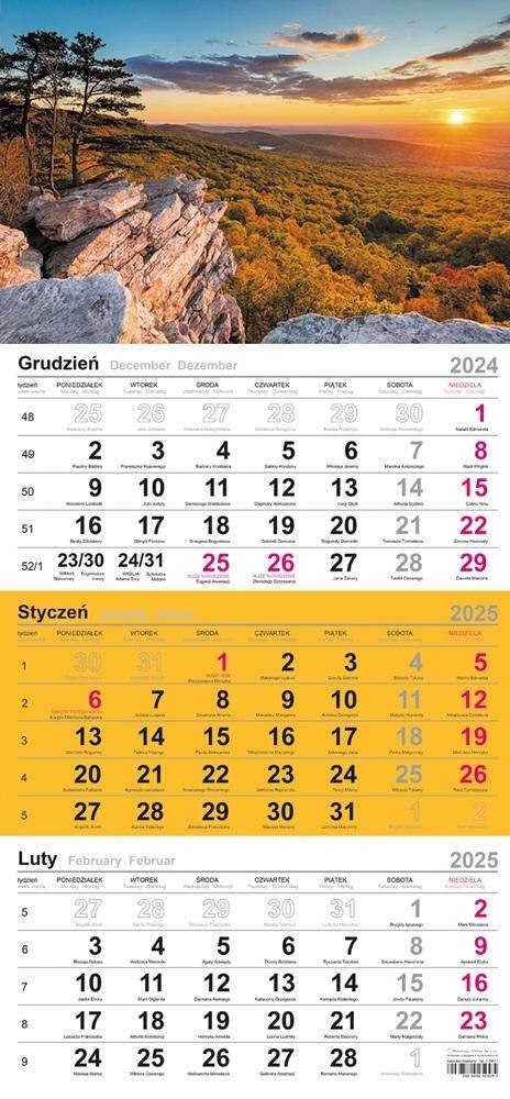 Kalendarz 2025 Trójdzielny Beskidy Kalendarz 2025 Trójdzielny Beskidy