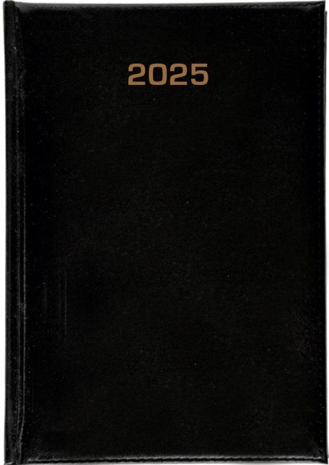 Kalendarz 2025 dzienny A5 Baladek czarny Kalendarz 2025 dzienny A5 Baladek czarny