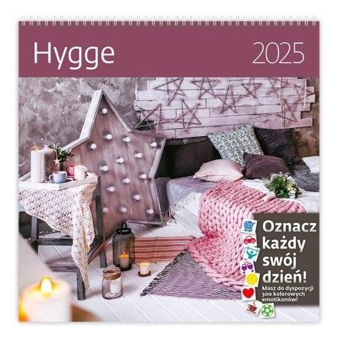 Kalendarz 2025 ścienny 30x30cm Hygge HELMA Kalendarz 2025 ścienny 30x30cm Hygge HELMA