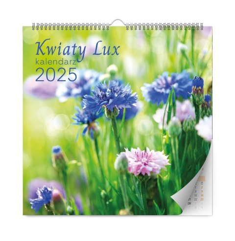Kalendarz 2025 ścienny Kwiaty LUX Kalendarz 2025 ścienny Kwiaty LUX