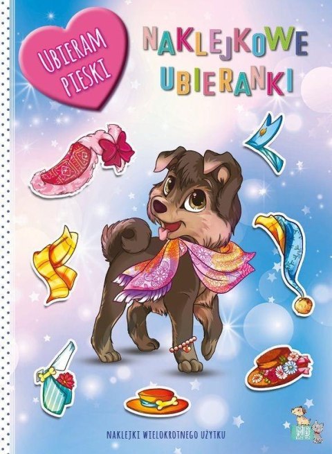 Naklejkowe ubieranki. Pieski Naklejkowe ubieranki. Pieski