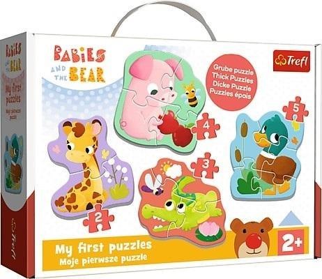 Puzzle Baby Classic - Bobaskowe zwierzątka TREFL Puzzle Baby Classic - Bobaskowe zwierzątka TREFL