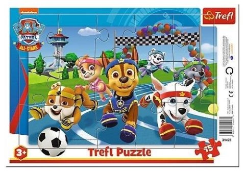 Puzzle ramkowe 15 Uczynne pieski TREFL Puzzle ramkowe 15 Uczynne pieski TREFL