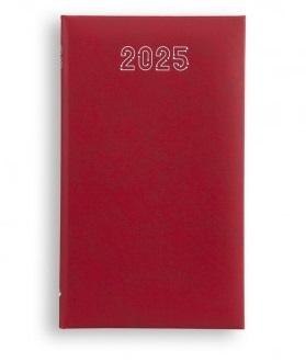 Terminarz 2025 Standard tygodniowy - czerwony Terminarz 2025 Standard tygodniowy - czerwony