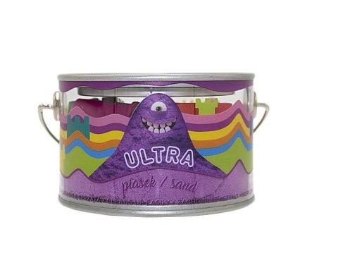 Ultra Piasek 200g fioletowy + 5 foremek Zwierzak Ultra Piasek 200g fioletowy + 5 foremek Zwierzak