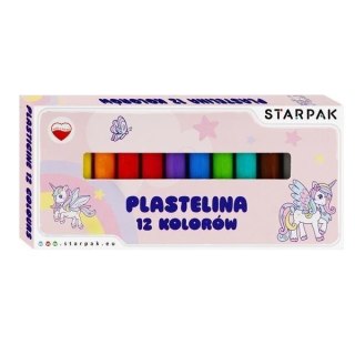 Plastelina 12 kolorów Unicorn