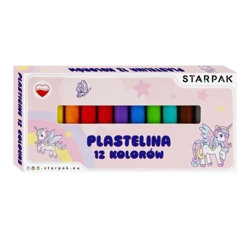 Plastelina 12 kolorów Unicorn Plastelina 12 kolorów Unicorn