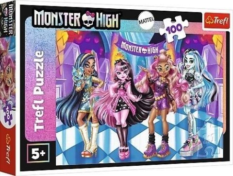 Puzzle 100 Straszni przyjaciele TREFL Puzzle 100 Straszni przyjaciele TREFL