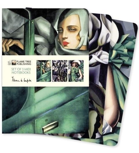Zestaw 3 notatników MIDI Tamara Łempicka Zestaw 3 notatników MIDI Tamara Łempicka