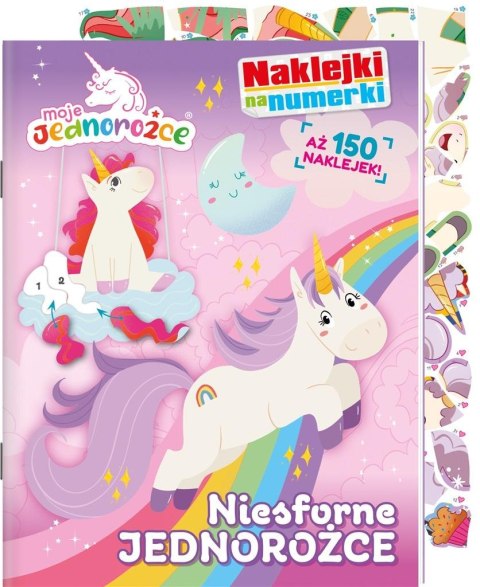 Moje Jednorożce. Naklejki na numerki cz.2 Moje Jednorożce. Naklejki na numerki cz.2