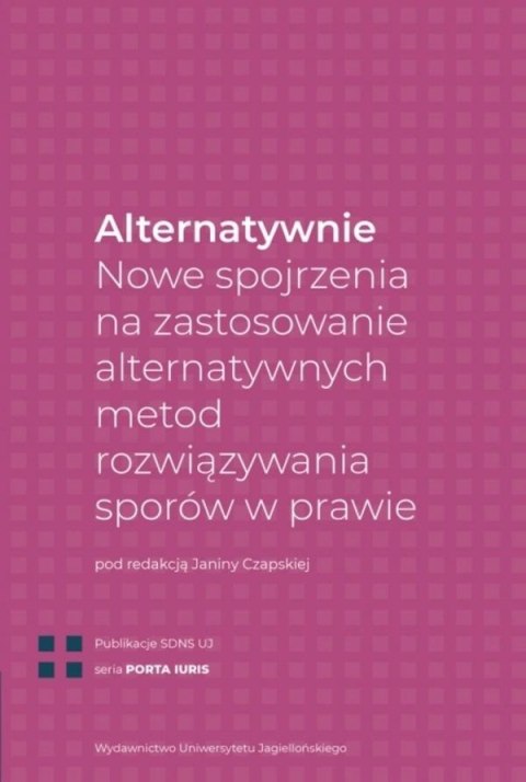Alternatywnie. Nowe spojrzenia na zastosowanie... Alternatywnie. Nowe spojrzenia na zastosowanie...