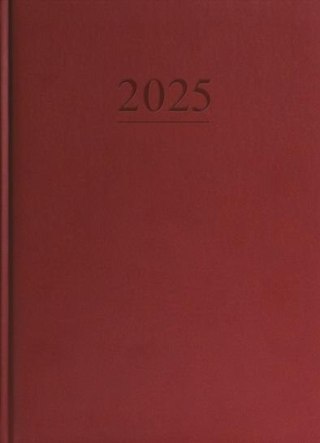 Terminarz 2025 Stacjonarny Bordo
