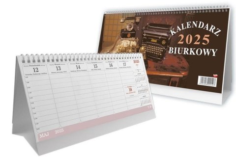 Kalendarz 2025 biurkowy poziomy Kalendarz 2025 biurkowy poziomy