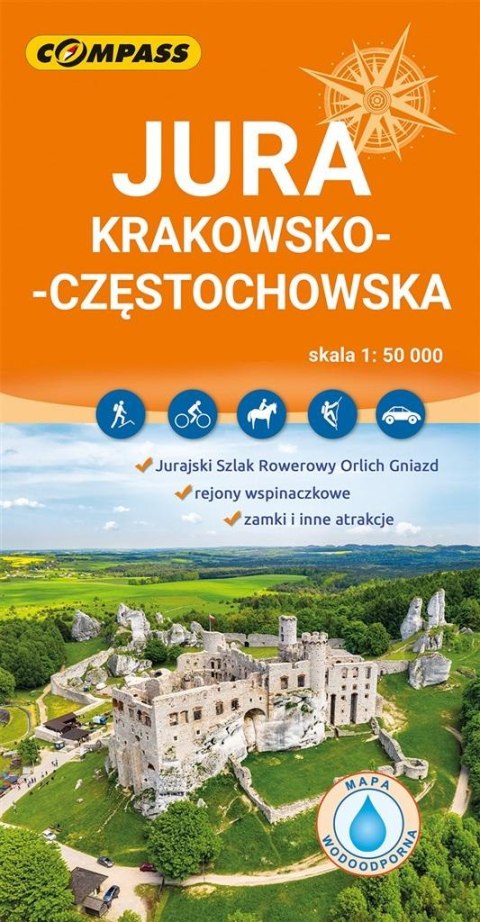 Mapa - Jura Krakowsko-Częstochowska 1:50 000 Mapa - Jura Krakowsko-Częstochowska 1:50 000