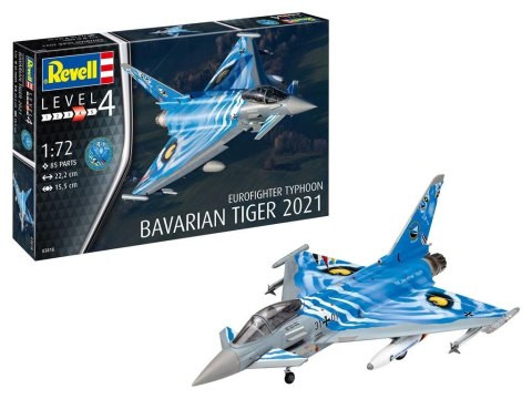 Myśliwiec Eurofighter Typhoon Bavarian Tiger 2021 Myśliwiec Eurofighter Typhoon Bavarian Tiger 2021