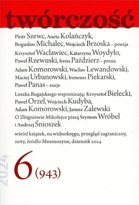 Twórczość 6/2024 Twórczość 6/2024