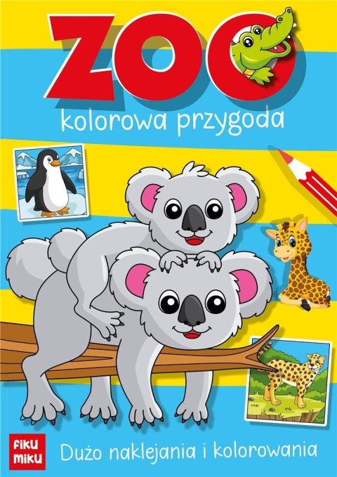 Zoo kolorowa przygoda z naklejkami Zoo kolorowa przygoda z naklejkami