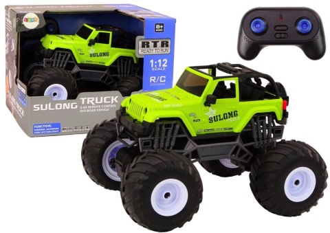 Auto terenowe 2.4G R/C 1:12 zielony Auto terenowe 2.4G R/C 1:12 zielony